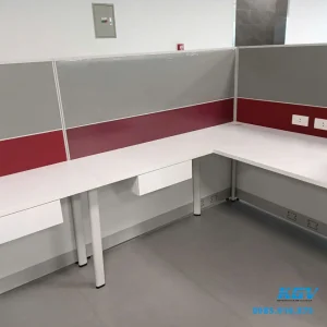 Vách ngăn văn phòng dạng module hệ 45mm khung nhôm chắc chắn